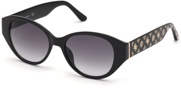 Guess GU7724 sunglasses in Shiny Black/Gradient Smoke