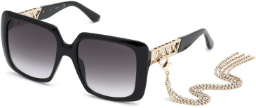 Guess GU7689 sunglasses in Shiny Black/Gradient Smoke