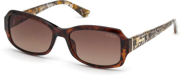 Guess GU7683 sunglasses in Dark Havana/Gradient Brown