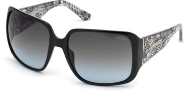 Guess GU7682 sunglasses in Shiny Black/Gradient Smoke