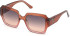 Guess GU7681 sunglasses in Light Brown/Other/Gradient Smoke