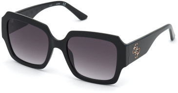 Guess GU7681 sunglasses in Shiny Black/Gradient Smoke