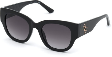 Guess GU7680 sunglasses in Shiny Black/Gradient Smoke