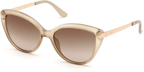 Guess GU7658 sunglasses in Shiny Beige/Gradient Brown