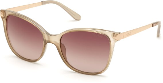 Guess GU7657 sunglasses in Shiny Beige/Gradient Brown