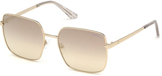 Guess GU7615 sunglasses in Gold/Smoke Mirror