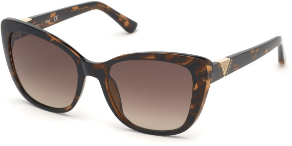 Guess GU7600 sunglasses in Dark Havana/Gradient Brown