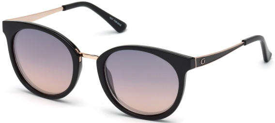 Guess GU7459 sunglasses in Black/Other/Gradient Or Mirror Violet