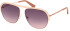 Guess GU5226 sunglasses in Matte Rose Gold/Gradient
