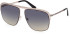 Guess GU5225 sunglasses in Shiny Gunmetal/Gradient Blue