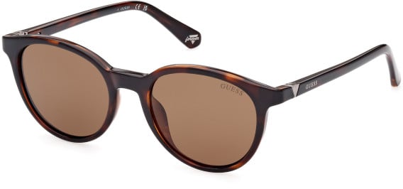 Guess GU5216 sunglasses in Dark Havana/Brown Polarized