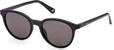 Guess GU5216 sunglasses in Shiny Black/Smoke