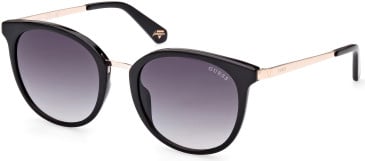 Guess GU5212 sunglasses in Shiny Black/Gradient Smoke
