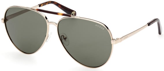 Guess GU5209-61 sunglasses in Gold/Green