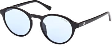Guess GU00062 sunglasses in Shiny Black/Blue