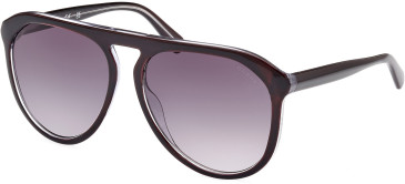 Guess GU00058 sunglasses in Shiny Black/Gradient Smoke