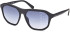 Guess GU00057 sunglasses in Matte Black/Gradient Blue