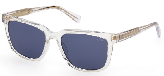 Guess GU00050 sunglasses in Crystal/Blue