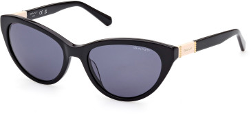 Gant GA8091 sunglasses in Shiny Black/Gradient Smoke