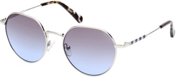 Gant GA8090 sunglasses in Shiny Palladium/Gradient Blue