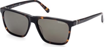 Gant GA7207 sunglasses in Dark Havana/Green