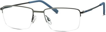 Titanflex TFO-820801-53 glasses in Gun/Blue