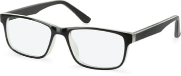 SFE-11074 glasses in Black/Crystal