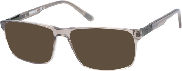 Gafas Caterpillar CTO-3008 - Montura Aviador Doble Puente, Color Marrón Y Oro Mate - Para Hombre, Talla 56
