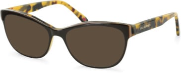 Lulu Guinness LGO-L912 sunglasses in Brown/Tortoise
