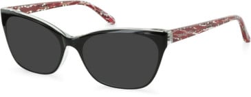 Lulu Guinness LGO-L915 sunglasses in Black/Red