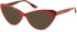 Lulu Guinness LGO-L921 sunglasses in Red/Tortoiseshell