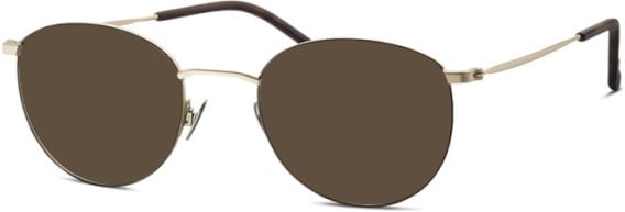 Titanflex TFO-820822-50 sunglasses in Gold/Brown