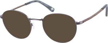 Botaniq BIO-1009 sunglasses in Matt Gun Wood