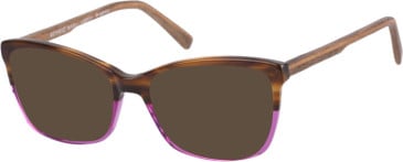 Botaniq BIO-1037 sunglasses in Tortoise Pink Wood