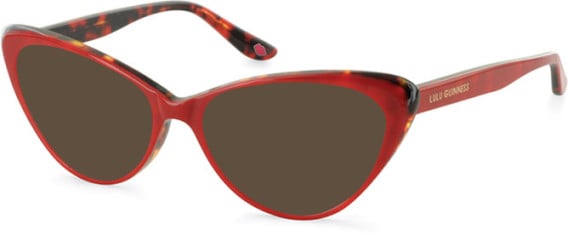 Lulu Guinness LGO-L921 sunglasses in Red/Tortoiseshell