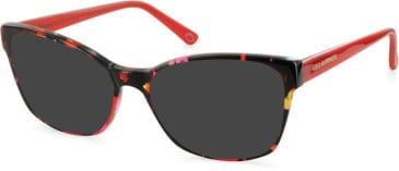 Lulu Guinness LGO-L933 sunglasses in Red Mottled