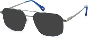 SFE-11129 sunglasses in Navy/Silver