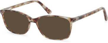 SFE-11086 sunglasses in Tan Mottle