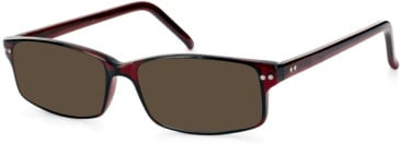 SFE-11047 sunglasses in Red