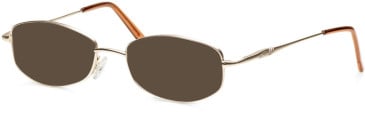 SFE-11024 sunglasses in Satin Gold