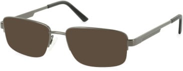 Hero For Men HRO-4266-57 sunglasses in Gunmetal