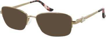 Zoffani ZFO-3107 sunglasses in Peach