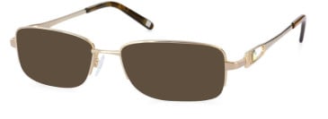 Zoffani ZFO-3055 sunglasses in Gold