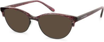 Lulu Guinness LGO-L784 sunglasses in Burgundy