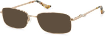 Zoffani ZFO-3112 sunglasses in Peach Rose Gold