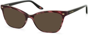 Lulu Guinness LGO-L945 sunglasses in Burgundy