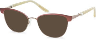 Lulu Guinness LGO-L942 sunglasses in Burgundy/Gold
