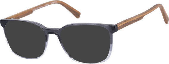 Botaniq BIO-1011 sunglasses in Gloss Black Wood
