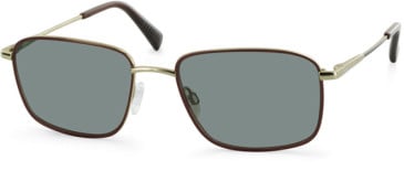 Ocean Blue OBS-9361 sunglasses in Brown/Gold