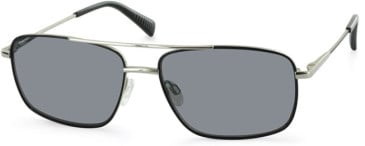Ocean Blue OBS-9362 sunglasses in Black/Silver